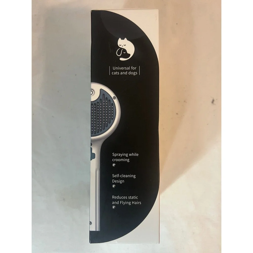 Qerilo 3 in 1‎ Cat Steam Brush Pet Spray Grooming Tool USB Charging